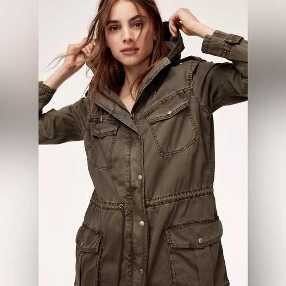 Aritzia Talula Trooper Army Green Utility Jacket - Picture 8 of 8